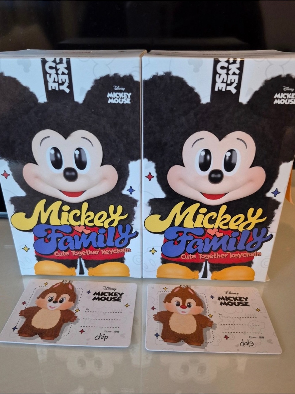 Chip & Dale — Mickey Family Cute Together Keychain Bundle